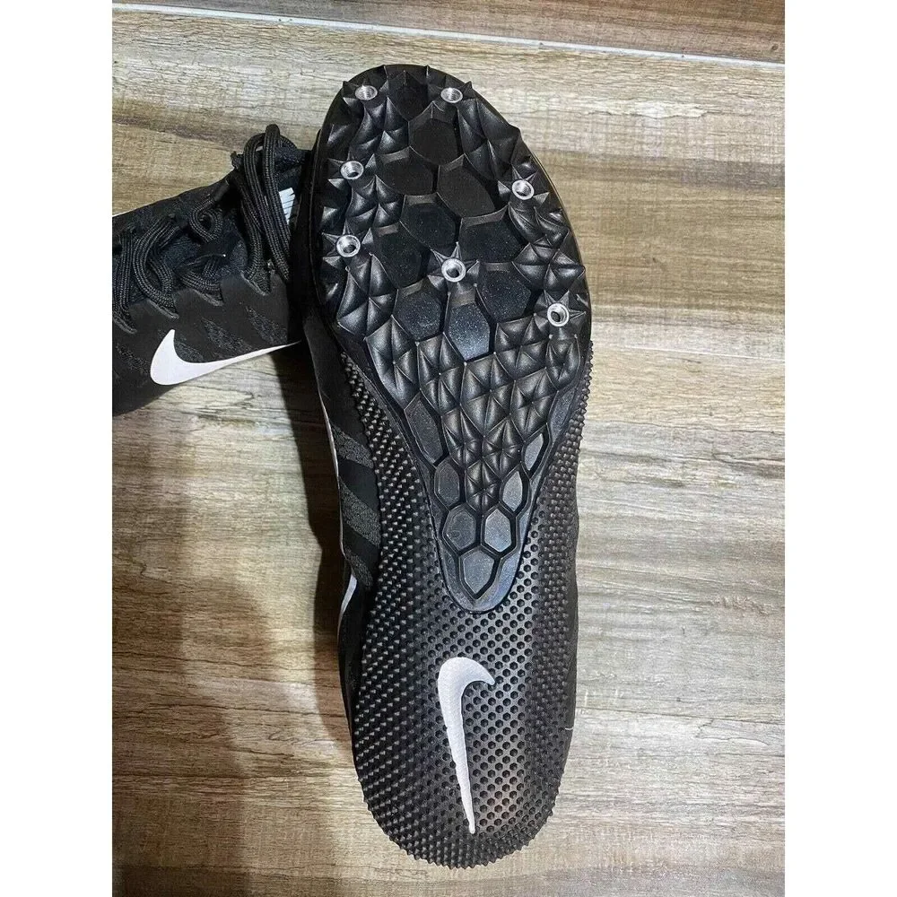 Nike Zoom Rival S 9‎ Track & Field Shoes Size 12.5 907564 Black NO SPIKES